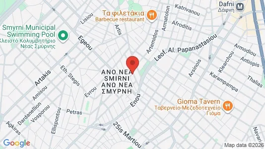 Apartments for rent i Agios Dimitrios - kort over placeringen