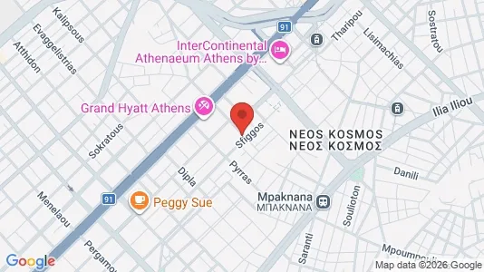 Apartments for rent i Athens Akropoli - kort over placeringen