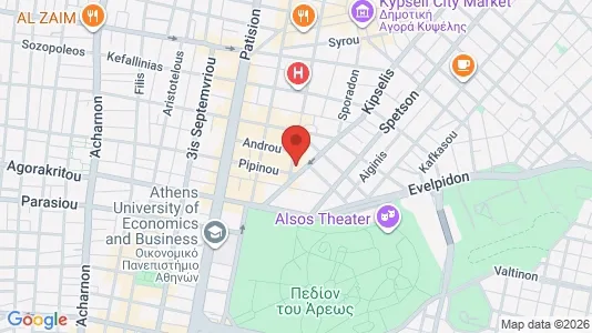 Apartments for rent in Athens Agios Nikolaos - Photo from Google Street View