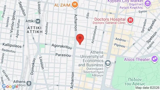 Apartments for rent in Athens Agios Nikolaos - Photo from Google Street View