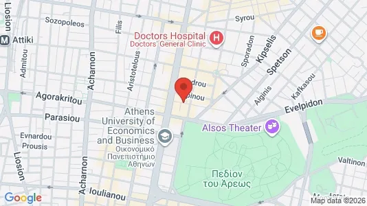 Apartments for rent in Athens Agios Nikolaos - Photo from Google Street View