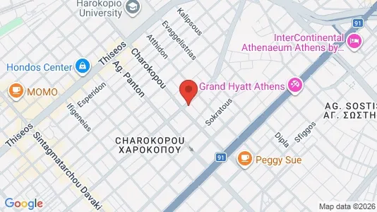 Apartments for rent i Kallithea - kort over placeringen
