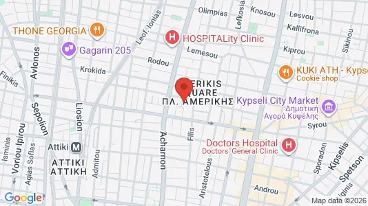 Apartments for rent in Athens Agios Nikolaos - Photo from Google Street View