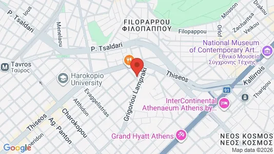 Apartments for rent i Kallithea - kort over placeringen