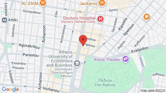 Apartments for rent in Athens Agios Nikolaos - Photo from Google Street View