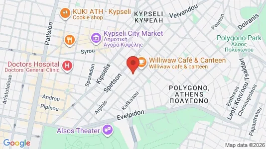 Apartments for rent i Athens Agios Panteleimonas - kort over placeringen