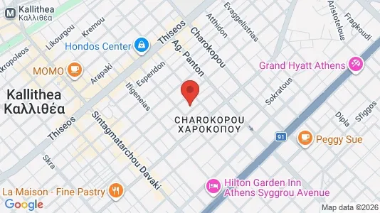 Apartments for rent in Kallithea - Photo from Google Street View