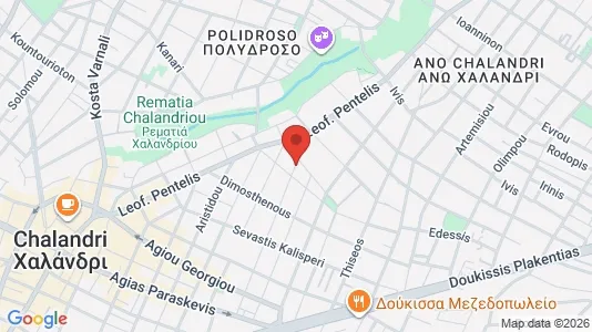 Apartments for rent i Agia Paraskevi - kort over placeringen