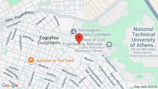Apartments for rent i Zografou - kort over placeringen