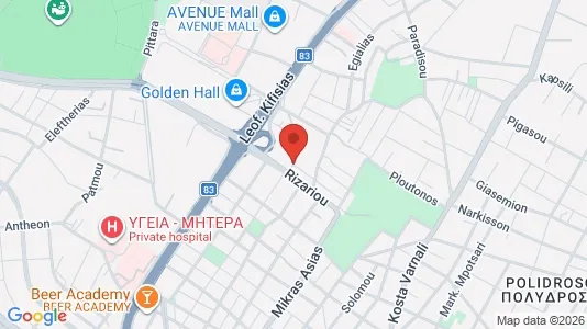 Apartments for rent i Agia Paraskevi - kort over placeringen