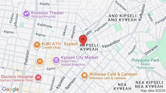 Apartments for rent in Athens Agios Nikolaos - Photo from Google Street View