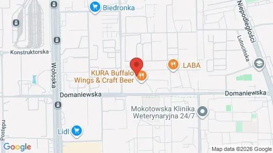 Apartments for rent i Warszawa Mokotów - kort over placeringen