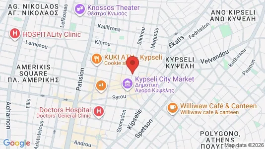 Apartments for rent in Athens Agios Nikolaos - Photo from Google Street View
