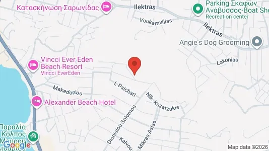 Apartments for rent i Lavreotiki - kort over placeringen