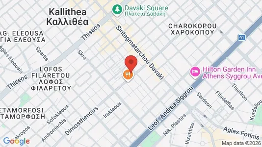Apartments for rent i Kallithea - kort over placeringen