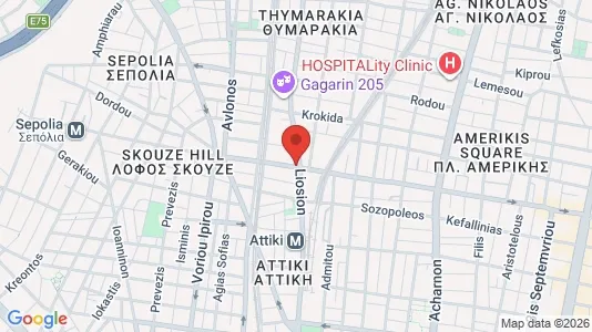 Apartments for rent in Athens Agios Nikolaos - Photo from Google Street View