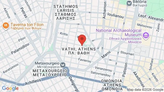 Apartments for rent i Athens Agios Nikolaos - kort over placeringen