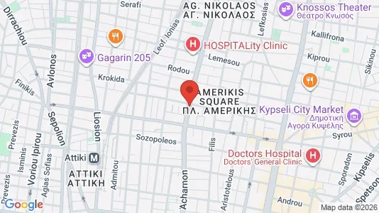 Apartments for rent in Athens Agios Nikolaos - Photo from Google Street View