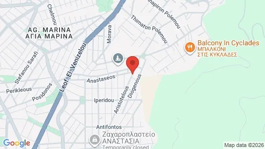 Apartments for rent i Ilioupoli - kort over placeringen