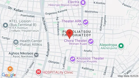 Apartments for rent in Athens Agios Nikolaos - Photo from Google Street View
