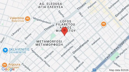 Apartments for rent in Kallithea - Photo from Google Street View