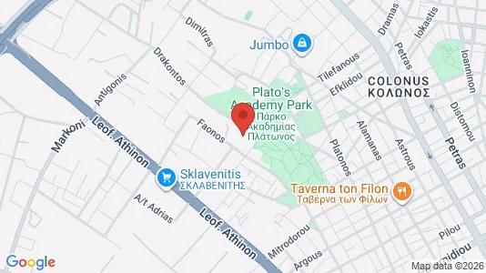 Apartments for rent i Peristeri - kort over placeringen
