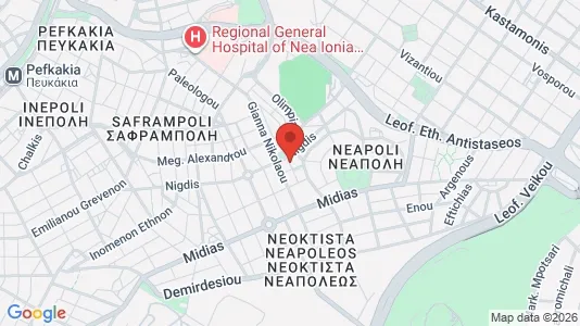 Apartments for rent in Nea Ionia - Photo from Google Street View