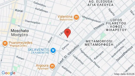Apartments for rent i Kallithea - kort over placeringen