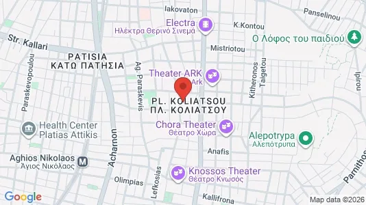 Apartments for rent i Athens Agios Nikolaos - kort over placeringen