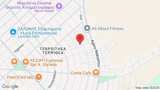Apartments for rent i Elliniko-Argyroupoli - kort over placeringen