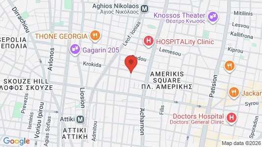 Apartments for rent i Athens Agios Nikolaos - kort over placeringen