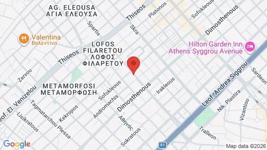 Apartments for rent in Kallithea - Photo from Google Street View