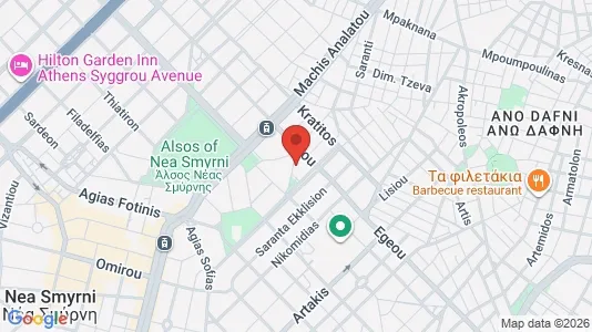 Apartments for rent i Agios Dimitrios - kort over placeringen