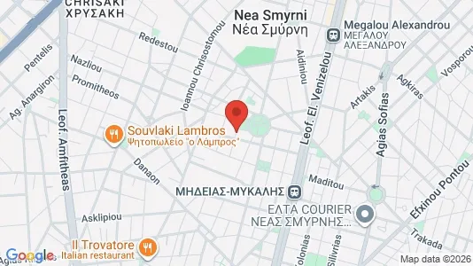 Apartments for rent i Nea Smyrni - kort over placeringen