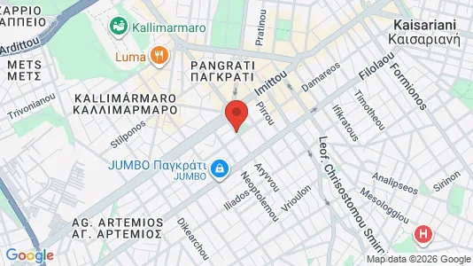 Apartments for rent i Vyronas - kort over placeringen