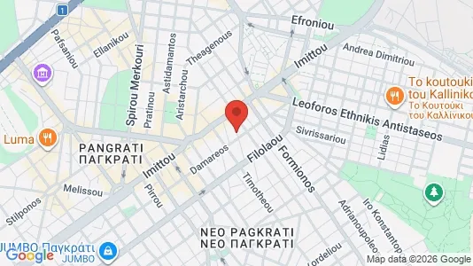 Apartments for rent i Vyronas - kort over placeringen