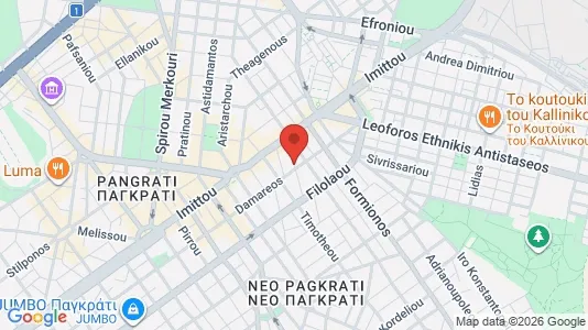 Apartments for rent i Vyronas - kort over placeringen