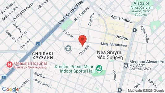 Apartments for rent i Nea Smyrni - kort over placeringen
