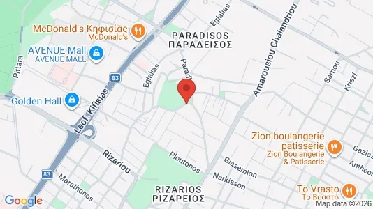 Apartments for rent i Chalandri - kort over placeringen