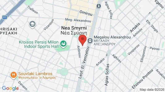 Apartments for rent i Nea Smyrni - kort over placeringen