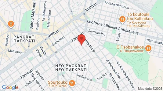 Apartments for rent i Vyronas - kort over placeringen
