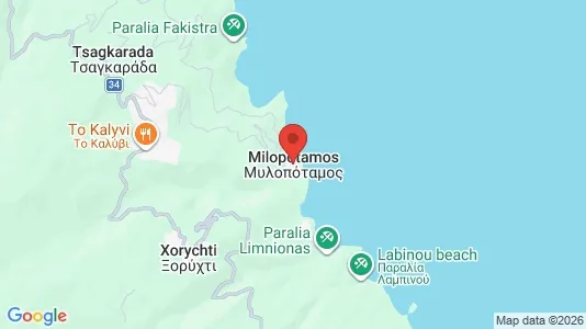 Apartments for rent in Mylopotamos - Photo from Google Street View