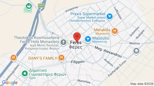 Apartments for rent i Alexandroupoli - kort over placeringen