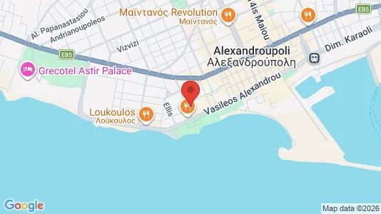 Apartments for rent i Alexandroupoli - kort over placeringen