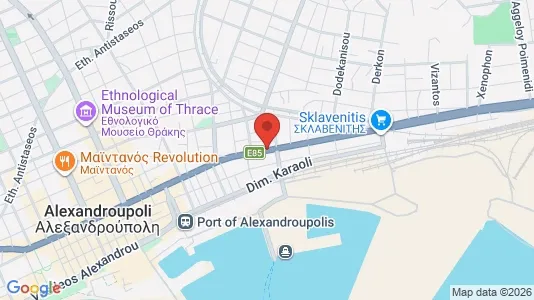Apartments for rent i Alexandroupoli - kort over placeringen