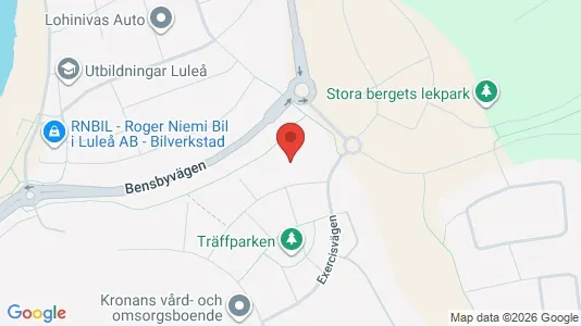 Apartments for rent i Luleå - kort over placeringen