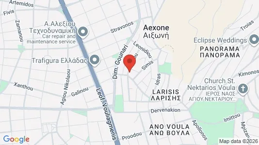 Apartments for rent i Glyfada - kort over placeringen