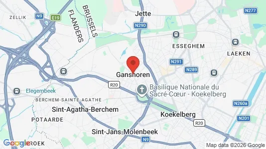 Apartments for rent in Brussels Ganshoren - Photo from Google Street View