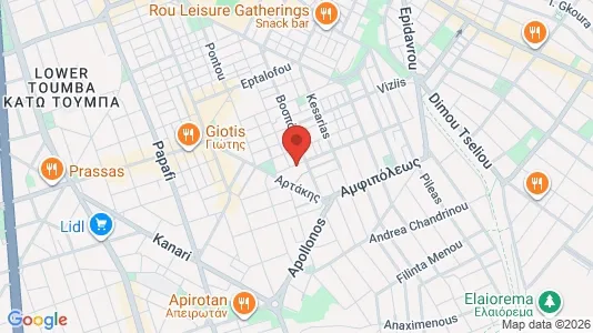 Apartments for rent i Pylaia-Chortiatis - kort over placeringen