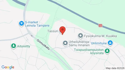 Apartments for rent i Tampere Koillinen - kort over placeringen